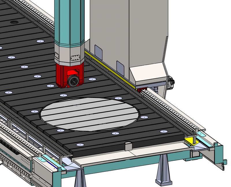 tornitura verticale talos fresatrice a portale cnc